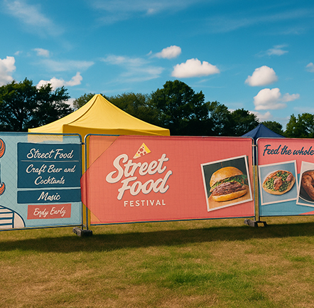 Festival Fence Advertising